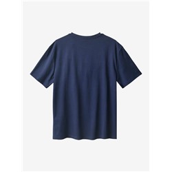 Мужская свободная футболка с печатным принтом на груди  АРМАН*И