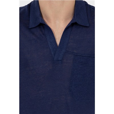 Erkek Lacivert Polo Yaka Tişört