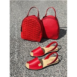 AB. ZAPATOS correas · 320 rojo+AB.Z · Pelle · mochila NAPA — СУМКА НА ВЫБОР