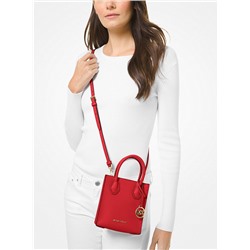 MICHAEL MICHAEL KORS Mercer Extra-Small Pebbled Leather Crossbody Bag