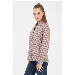 Kadın Taş Uzun Kollu Gömlek