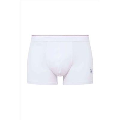 U.S. Polo Assn. Erkek Beyaz - Lacivert 2 Li Boxer 80370