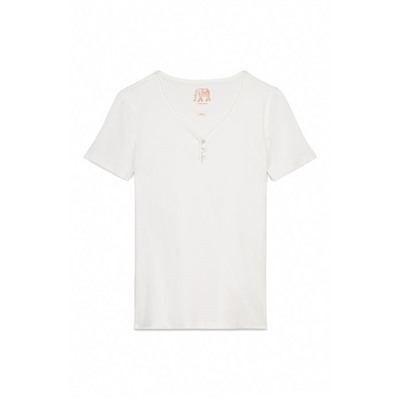 Camiseta panadera algodón blanco