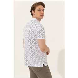 Erkek Beyaz Polo Yaka Tişört