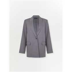 Однобортный жакет из костюмной шерсти, ML780/peter