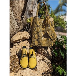 AB.Zapatos 1619/2 New · R · Amarillo+PELLE - Shopper PITON OCRA АКЦИЯ