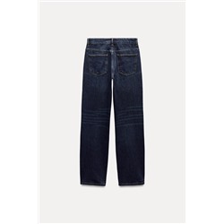 ZW COLLECTION STRAIGHT-LEG MID-RISE JEANS