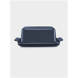 Маслёнка, 20х12 см, фарфор P, синяя, Indulgence