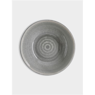 Салатник, 16х6 см, 700 мл, керамика, серо-бежевый, Спираль, Dallas