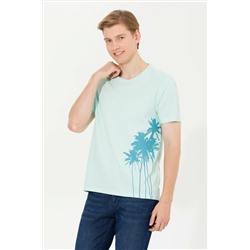 Erkek Nil Bisiklet Yaka Tişört