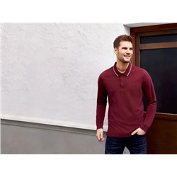 LIVERGY® Poloshirt Herren, langarm, aus hochwertiger Pikee-Qualität