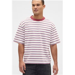 Vintage Soft Stripe Boxy T-Shirt