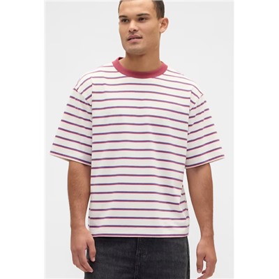 Vintage Soft Stripe Boxy T-Shirt