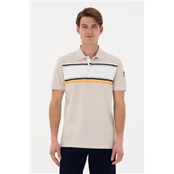 Erkek Regular Fit Polo Yaka Taş Tişört