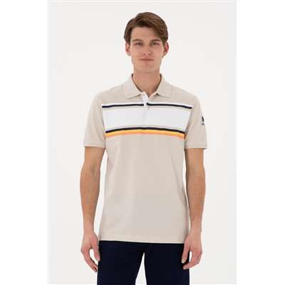Erkek Regular Fit Polo Yaka Taş Tişört