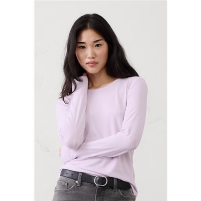 Timeless Long-Sleeve Crew-Neck T-Shirt