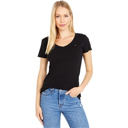 Tommy Hilfiger Short Sleeve V-Neck Flag Tee