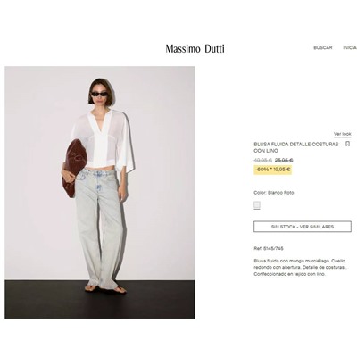 Женская полупрозрачная блузка МАССИМО Д