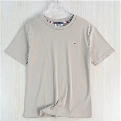 Повседневная хлопковая свободная прямая футболка ТОММИ ДЖИН*С