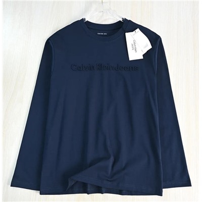 Мужская хлопкова толстовка с круглым вырезом и длинными рукавами СК