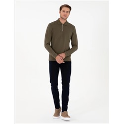 Koyu Lacivert Slim Fit Jean Pantolon