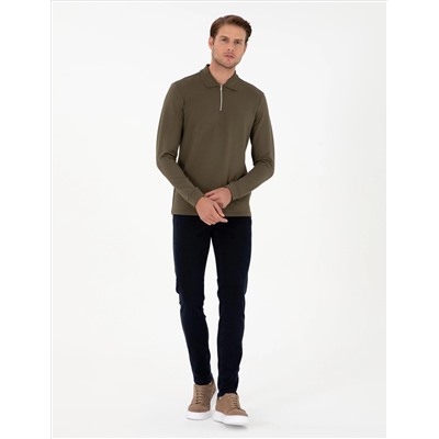 Koyu Lacivert Slim Fit Jean Pantolon