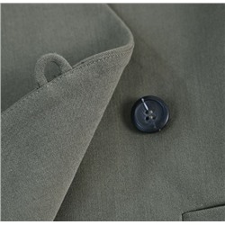 Женский стильный, слегка эластичный жакет, с отворотами на одной пуговице