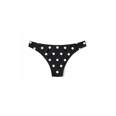Braga bikini brasileña estampado lunares reversible
