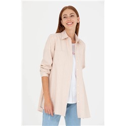 Kadın Camel Uzun Kollu Tunik