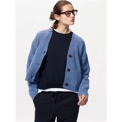 Женский кардиган,  смесовая шерсть  Uniql*o