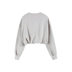 Sudadera de manga larga Gris claro