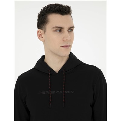 Siyah Regular Fit Sweatshirt