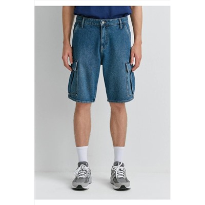 Mavi Hamburg Mv91 Street İndigo Mavisi Jean Şort 0410681-89815