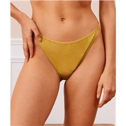 Tanga de microfibra y encaje