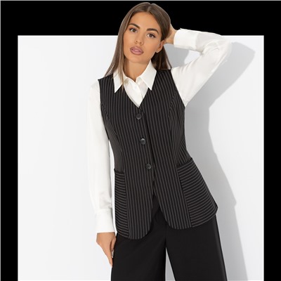 Жилет в полоску, Налёт драмы (чёрный)