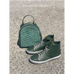 JOE SANCHEZ LAR OLIVA+AB.Z · Pelle · mochila 421 (650) АКЦИЯ
