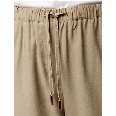 Свободные брюки из плотного лиоцелла на резинке