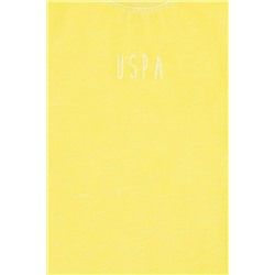 Çocuk Neon Sarı Bisiklet Yaka Tişört