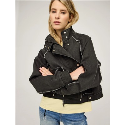 Серая Куртка "Гранж"