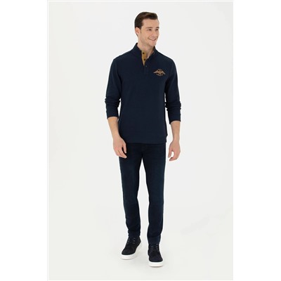 Erkek Lacivert Sweatshirt