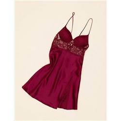 Bordo Saten 6'lı Çeyiz Seti