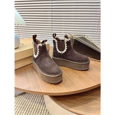 Зимние ботинки на толстой подошве  УГ*Г