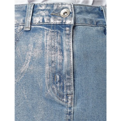 Юбка с металлизированным покрытием