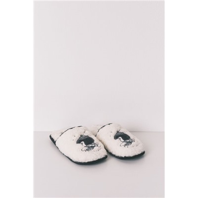 Zapatillas casa borreguito gris Mafalda