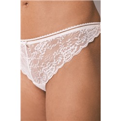 Braga clásica encaje blanco