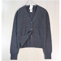 Кардиган из плотной шерстяно-хлопковой смеси