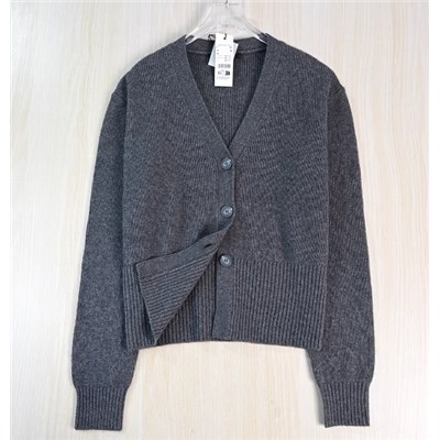 Кардиган из плотной шерстяно-хлопковой смеси