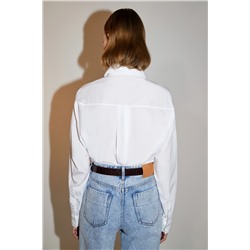 Camisa asimétrica Blanco