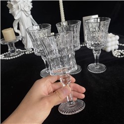 Эффектные бокалы с тиснением  Alic*e Diamon*d