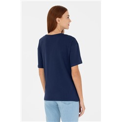 Kadın Lacivert Tişört